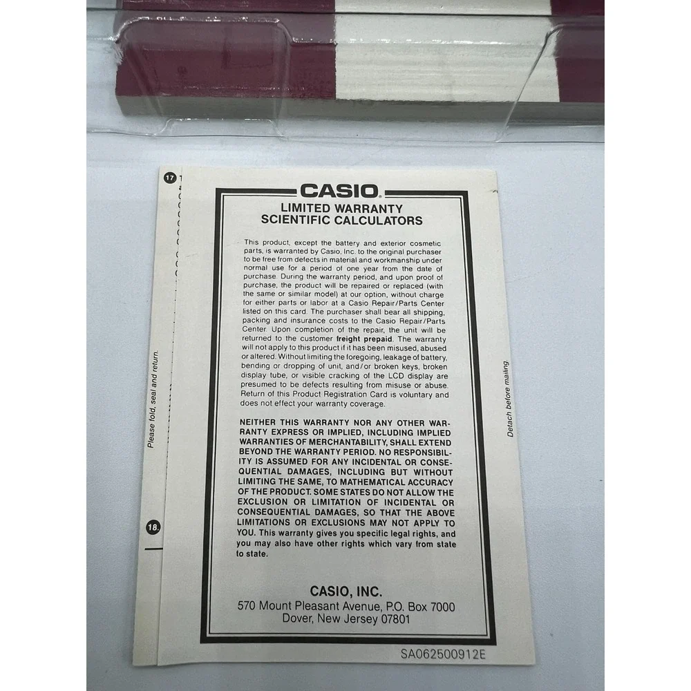 Casio Japan SF-8000 BOSS Business Organizer System 64KB Memory Manual Box